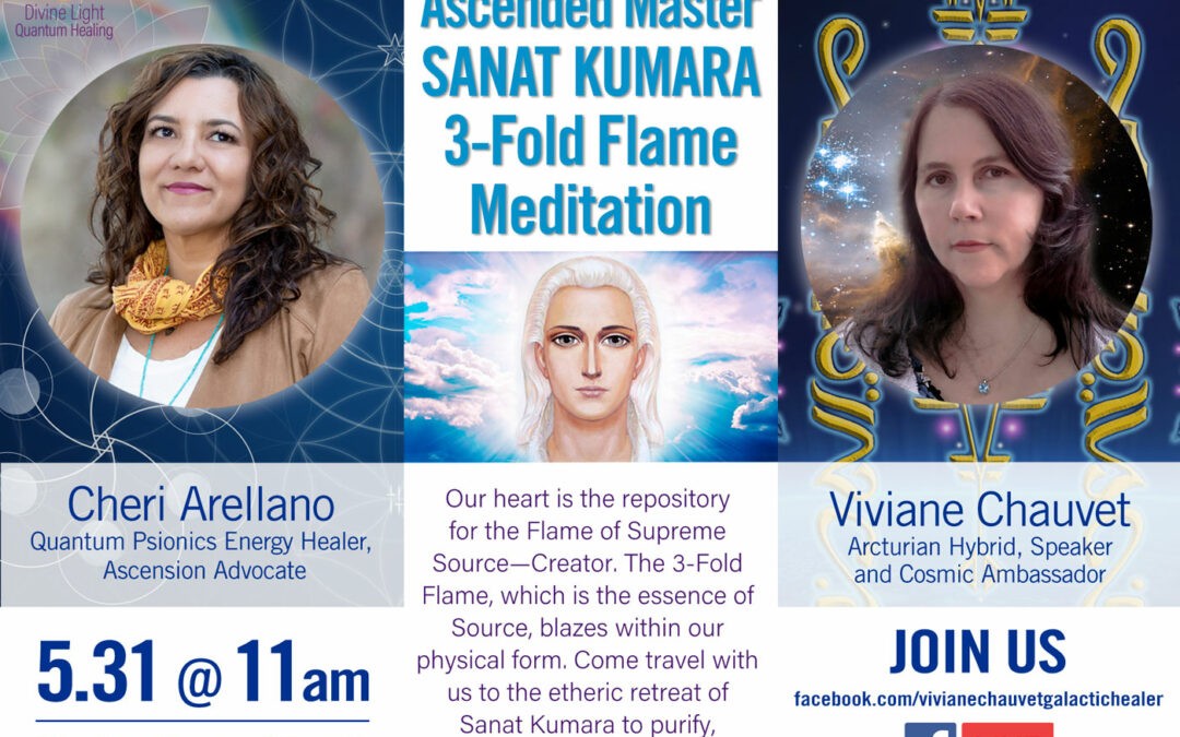 Ascended Master Sanat Kumara 3-Fold Flame Meditation